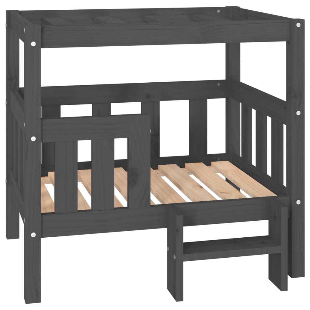 vidaXL Dog Bed 55.5x53.5x60 cm Solid Wood Pine vidaXL