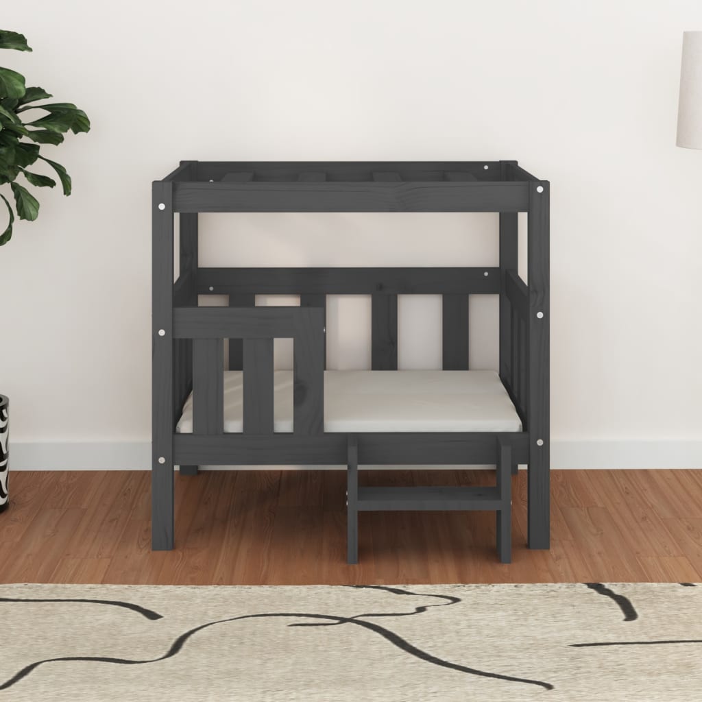 vidaXL Dog Bed 55.5x53.5x60 cm Solid Wood Pine vidaXL