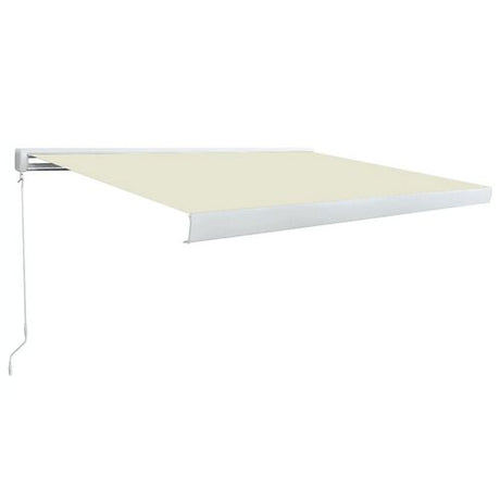 vidaXL Manual Retractable Awning Burgundy 300x250 cm vidaXL