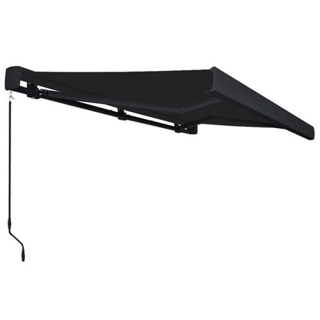 vidaXL Manual Retractable Awning Burgundy 300x250 cm vidaXL