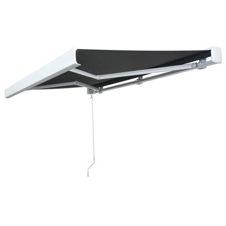 vidaXL Manual Retractable Awning Burgundy 300x250 cm vidaXL