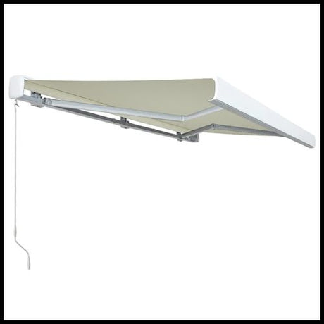 vidaXL Manual Retractable Awning Burgundy 300x250 cm vidaXL