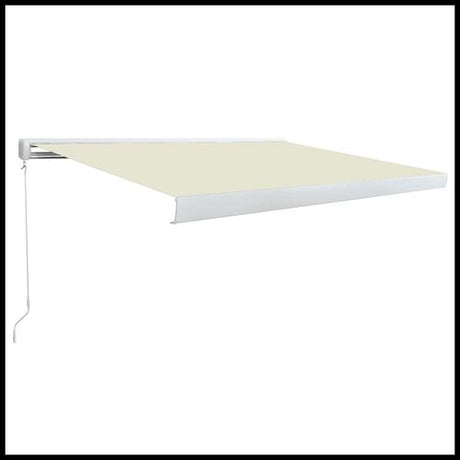 vidaXL Manual Retractable Awning Burgundy 300x250 cm vidaXL