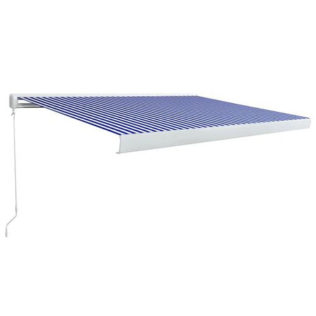 vidaXL Manual Retractable Awning Burgundy 300x250 cm vidaXL