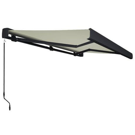 vidaXL Manual Retractable Awning Burgundy 300x250 cm vidaXL