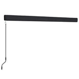 vidaXL Manual Retractable Awning Burgundy 300x250 cm vidaXL