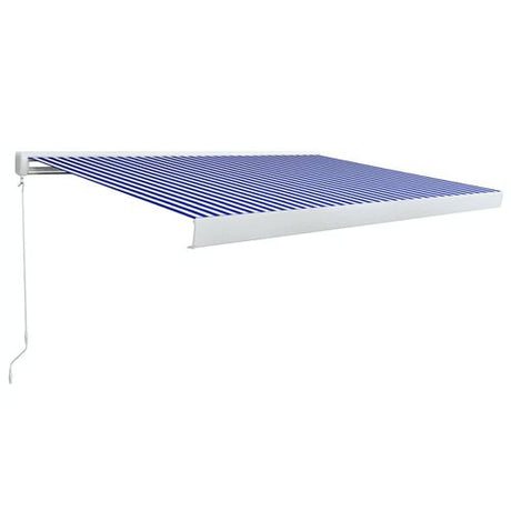 vidaXL Manual Retractable Awning Burgundy 300x250 cm vidaXL