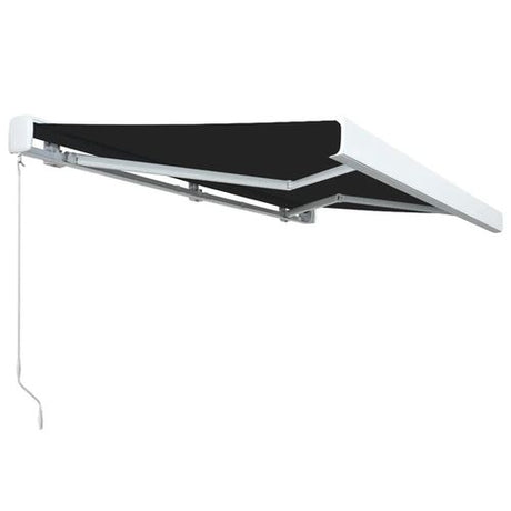 vidaXL Manual Retractable Awning Burgundy 300x250 cm vidaXL