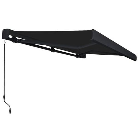 vidaXL Manual Retractable Awning Burgundy 300x250 cm vidaXL