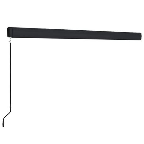 vidaXL Manual Retractable Awning Burgundy 300x250 cm vidaXL