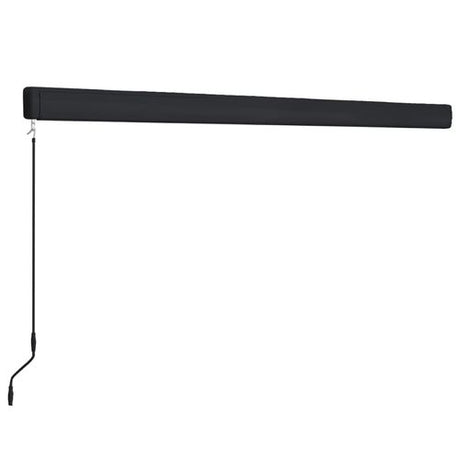 vidaXL Manual Retractable Awning Burgundy 300x250 cm vidaXL