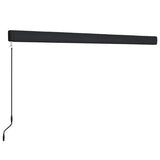 vidaXL Manual Retractable Awning Burgundy 300x250 cm vidaXL