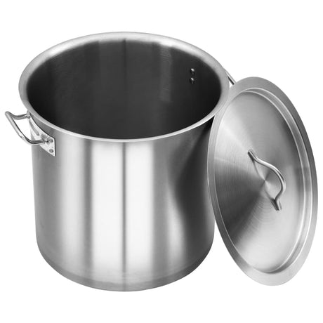 vidaXL Stock Pot 26 L 32x32 cm Stainless Steel vidaXL