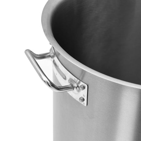 vidaXL Stock Pot 26 L 32x32 cm Stainless Steel vidaXL
