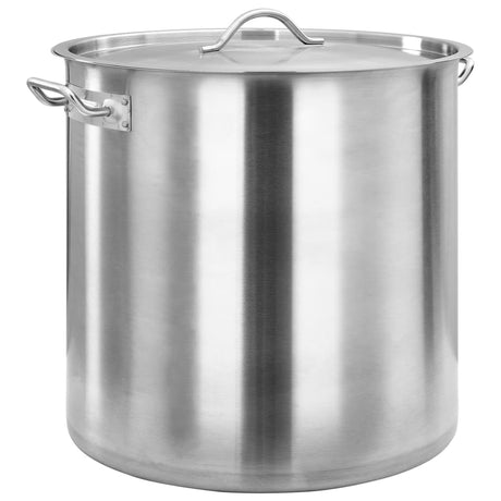 vidaXL Stock Pot 26 L 32x32 cm Stainless Steel 45 x 45 cm (71 l) vidaXL