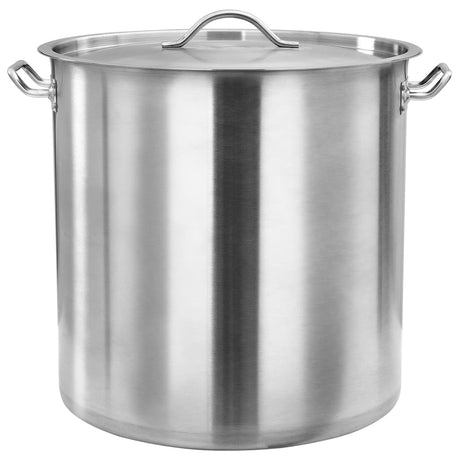 vidaXL Stock Pot 26 L 32x32 cm Stainless Steel vidaXL