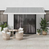 vidaXL Manual Retractable Awning Burgundy 300x250 cm anthracite and white 400 x 300 cm vidaXL