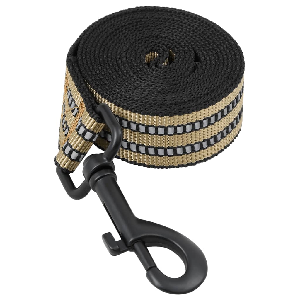 vidaXL Dog Harness with Lead & Collar Adjustable Black S vidaXL