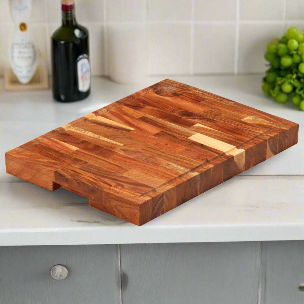 vidaXL Chopping Board 30x21x4 cm Solid Wood Acacia vidaXL