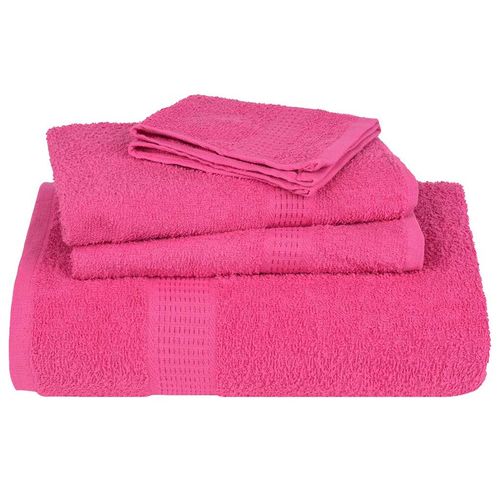 vidaXL 8 Piece Towel Set Blue 360 gsm 100% Cotton vidaXL