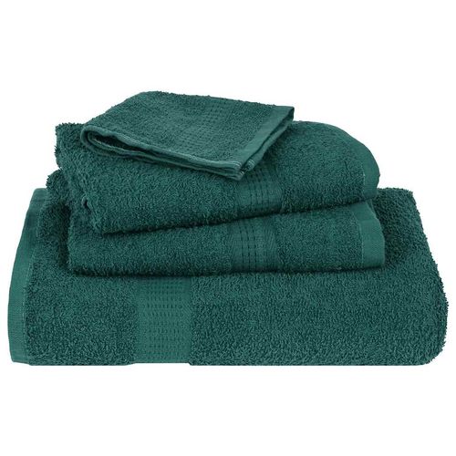 vidaXL 8 Piece Towel Set Blue 360 gsm 100% Cotton vidaXL