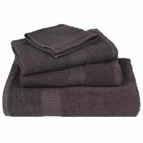 vidaXL 8 Piece Towel Set Blue 360 gsm 100% Cotton vidaXL