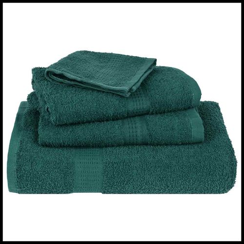 vidaXL 6 Piece Towel Set Anthracite 360 gsm 100% Cotton vidaXL