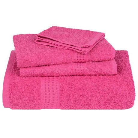 vidaXL Soft Grey Towel Set - 6-Piece Cotton Towels vidaXL