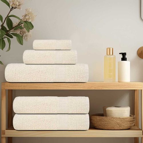 vidaXL 12 Piece Towel Set White 360 gsm 100% Cotton vidaXL