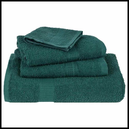 vidaXL 12 Piece Towel Set White 360 gsm 100% Cotton vidaXL