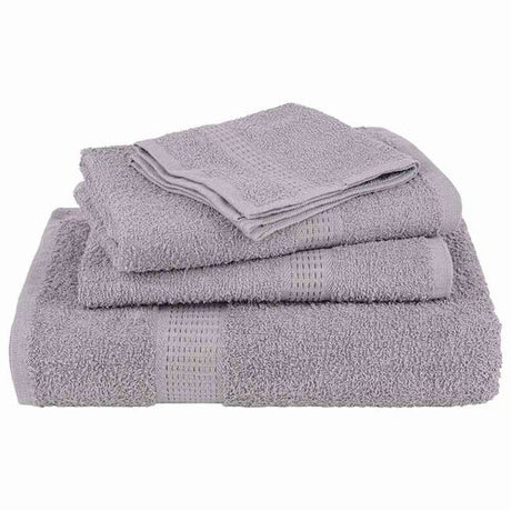 vidaXL Green Towel Set Soft Cotton Bathroom Towels vidaXL