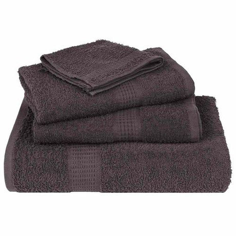 vidaXL Green Towel Set Soft Cotton Bathroom Towels vidaXL