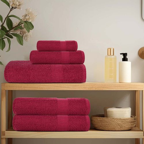 vidaXL 12 Piece Towel Set White 360 gsm 100% Cotton vidaXL