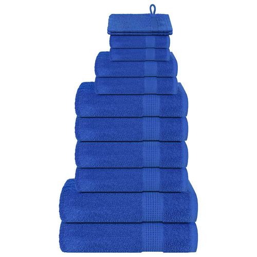 vidaXL 12 Piece Towel Set White 360 gsm 100% Cotton vidaXL