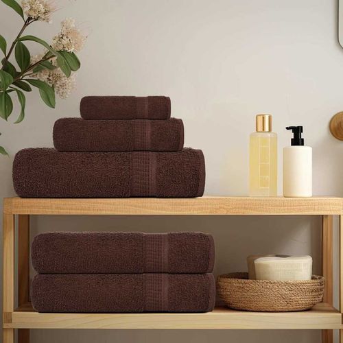 vidaXL 12 Piece Towel Set White 360 gsm 100% Cotton vidaXL