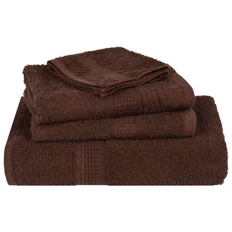 vidaXL Green Towel Set Soft Cotton Bathroom Towels vidaXL
