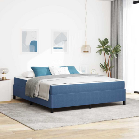 vidaXL Bed Frame Light grey 80 x 200 cm Corduroy fabric Blue 180 x 200 cm vidaXL