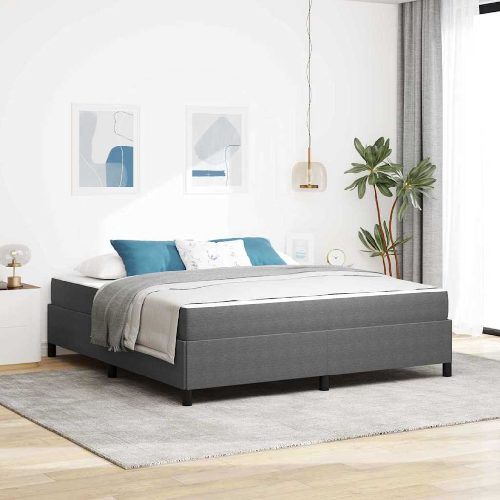 vidaXL Bed Frame Light grey 80 x 200 cm Corduroy fabric Light grey 180 x 200 cm vidaXL