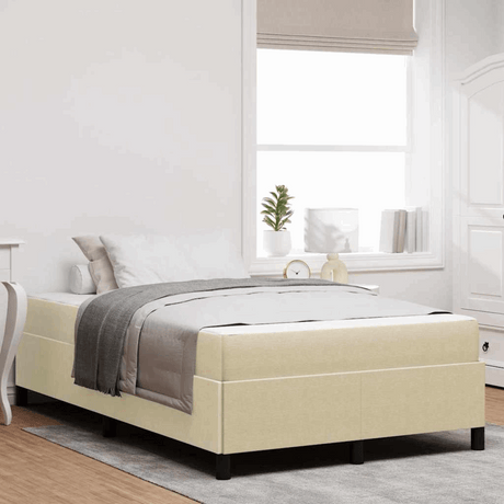 vidaXL Bed Frame Light grey 80 x 200 cm Corduroy fabric Light green grey 120 x 200 cm vidaXL