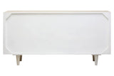 Sita Four Door Mango Wood Abstract Design Sideboard Orsina