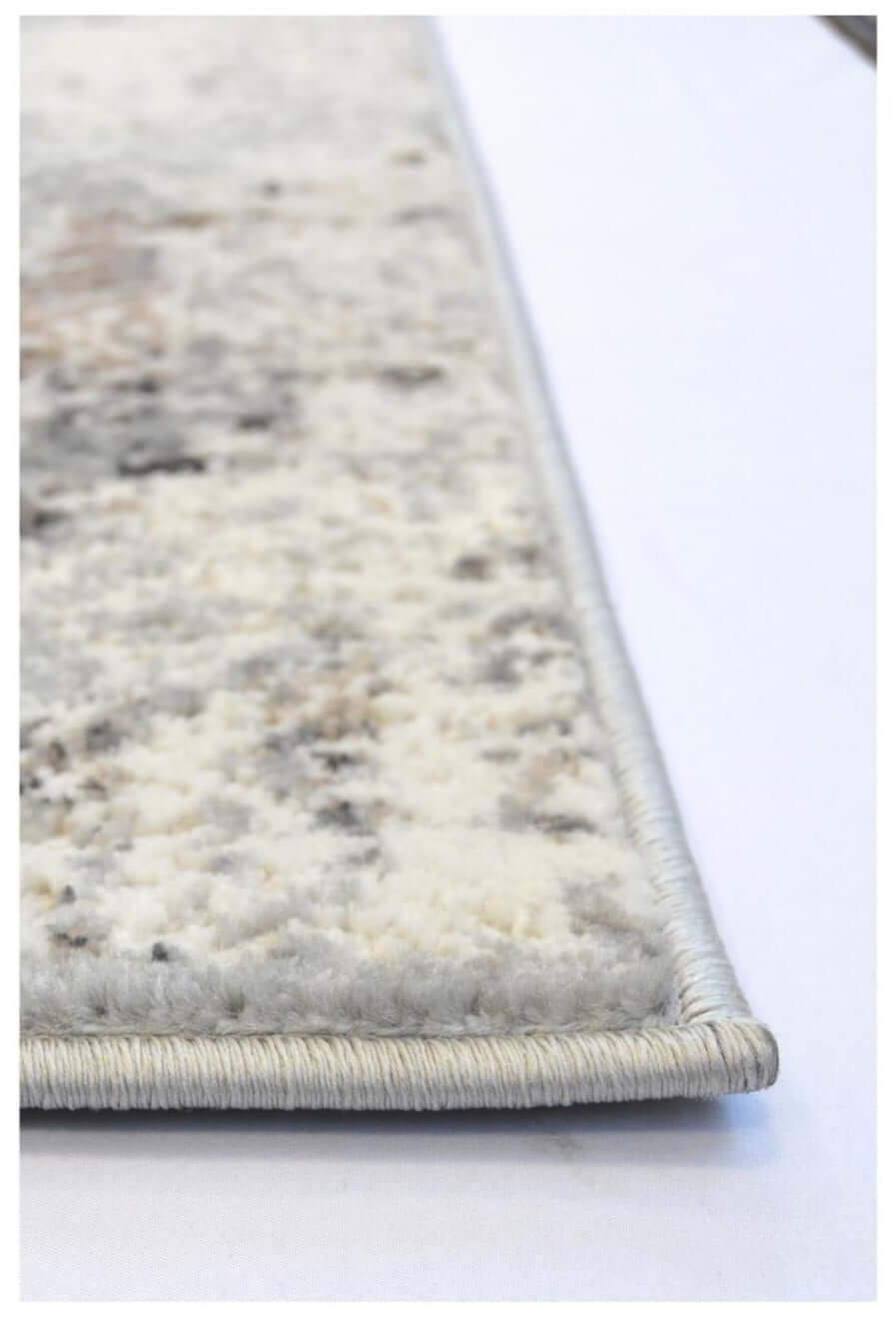 Side view of a soft Abstract Rug featuring a textured surface and stylish design for modern interiors