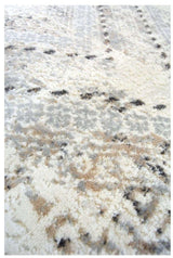 Soft Abstract Rug with Neutral Tones and Geometric Patterns for Modern Interiors