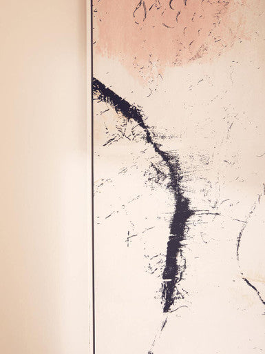 Astratto Natural Pink And Classic Wall Art Orsina
