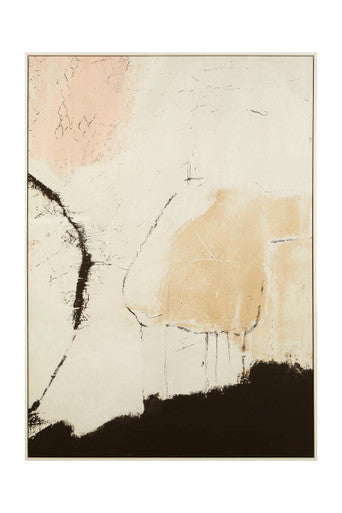 Astratto Natural Pink And Classic Wall Art Orsina