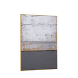 Astratto Grey and Gold Foil Wall Art Orsina
