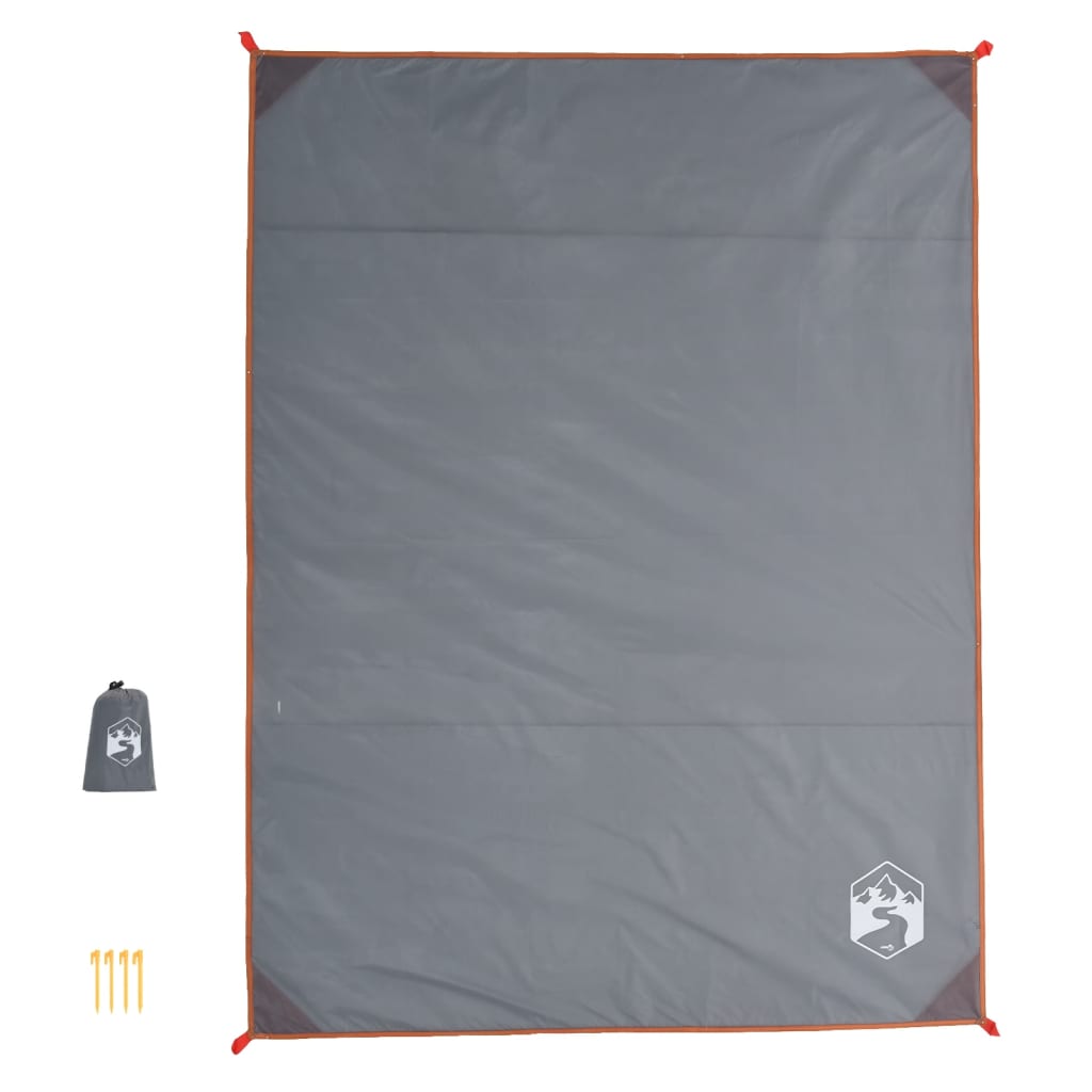 vidaXL Picnic Blanket with Pegs Green 205x155 cm vidaXL