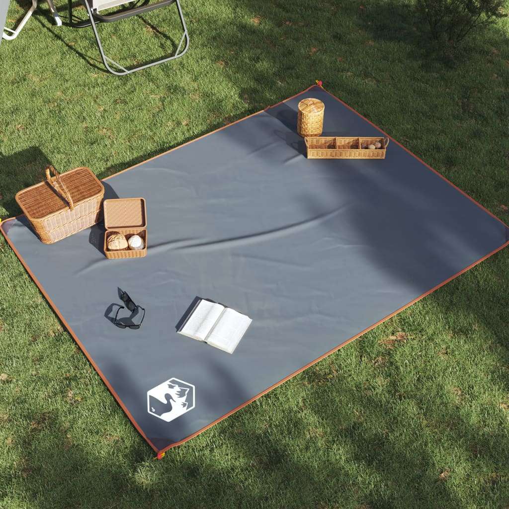 vidaXL Picnic Blanket with Pegs Green 205x155 cm vidaXL