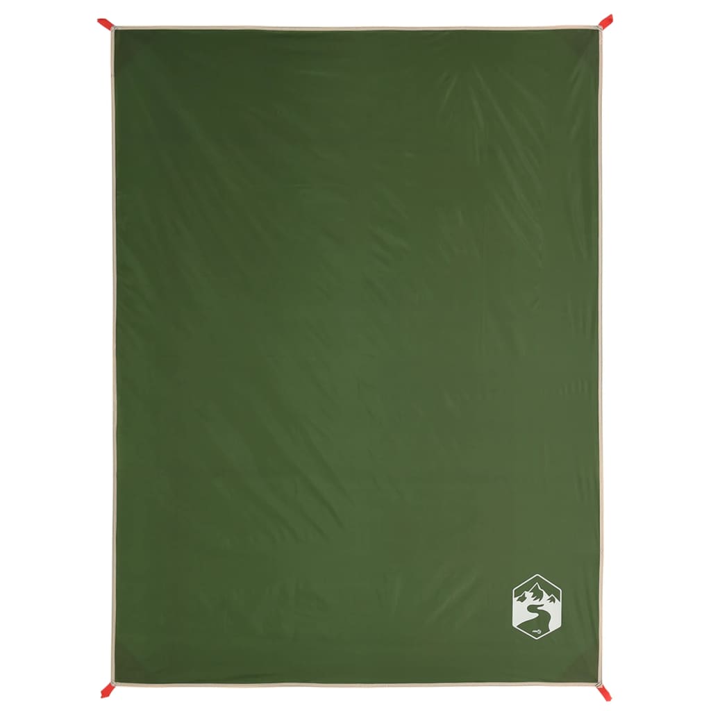 vidaXL Picnic Blanket with Pegs Green 205x155 cm vidaXL