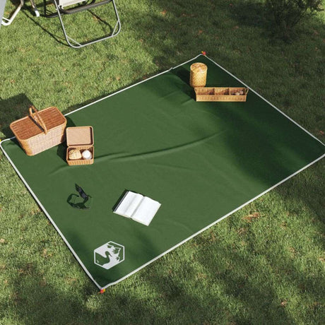 vidaXL Picnic Blanket with Pegs Green 205x155 cm vidaXL