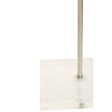 A transparent acrylic base for displaying an Agate Sculpture on a sturdy stand